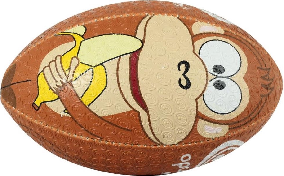 Optimum rugbybal Aap - maat 4