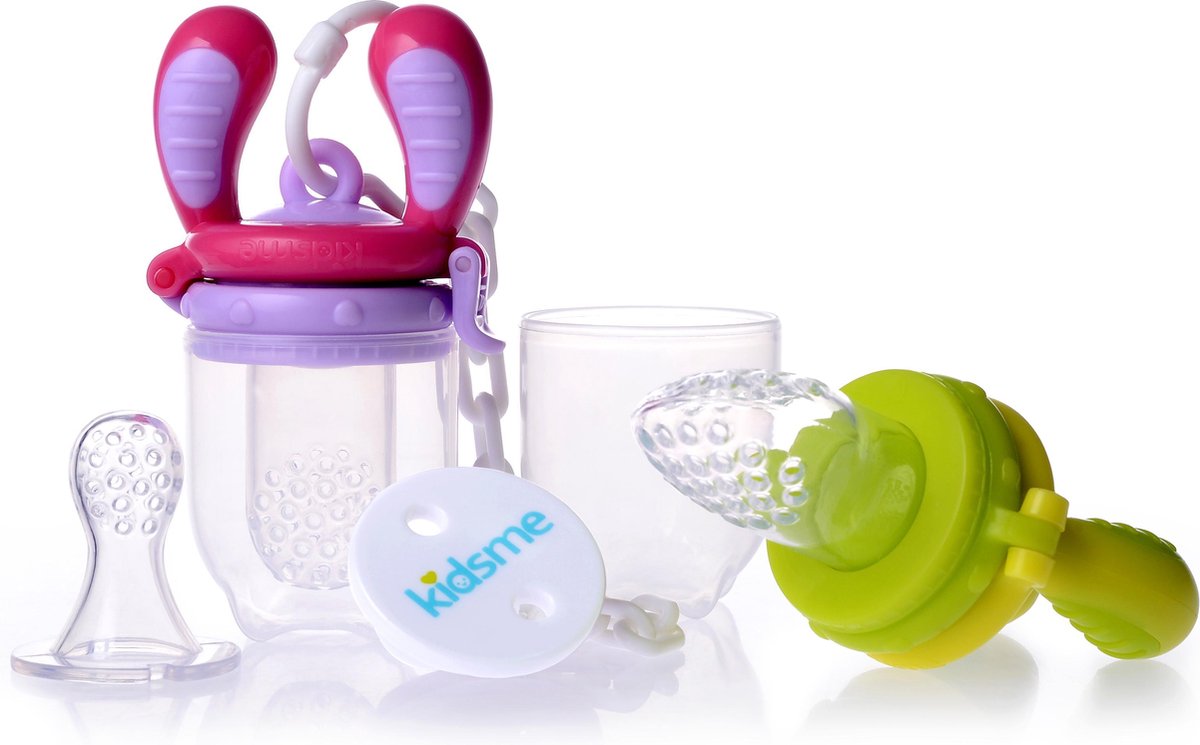 KidsMe Food Feeder Start Pakket - Groen/Blauw
