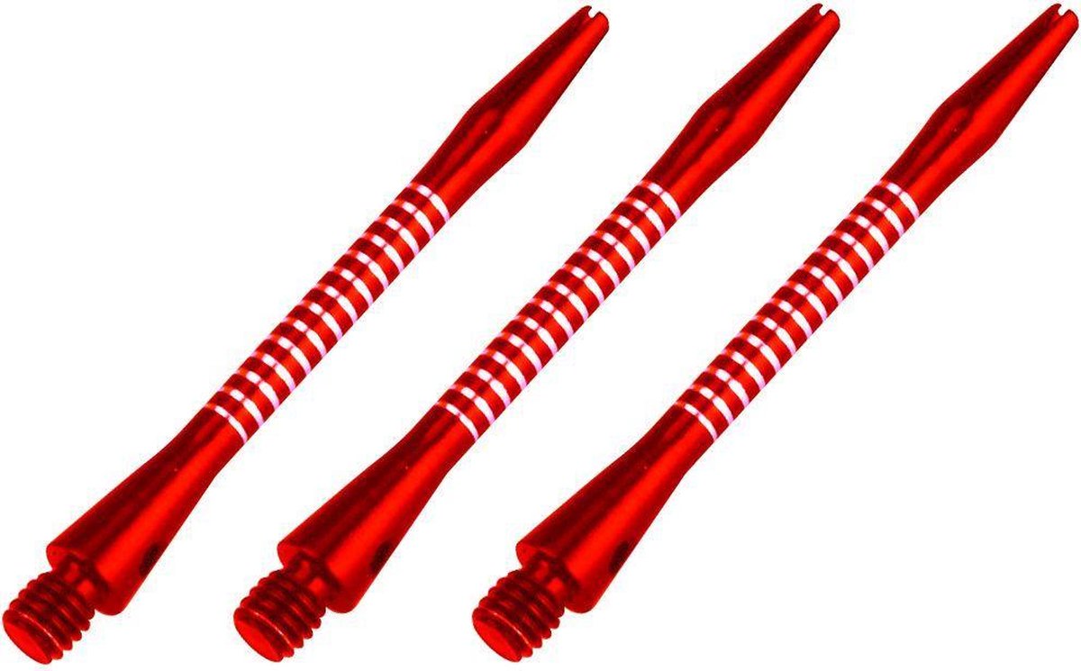 Abbey Darts Shafts Aluminium - Rood