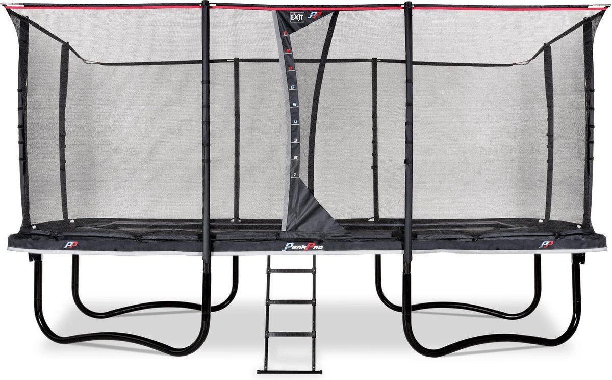 EXIT PeakPro trampoline 305x519cm - zwart