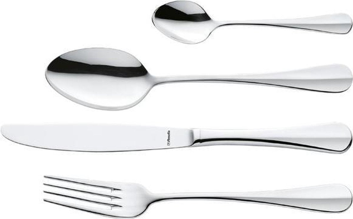 Amefa Baguette - Bestekset - RVS - (Set van 24)  en Yourkitchen E-kookboek