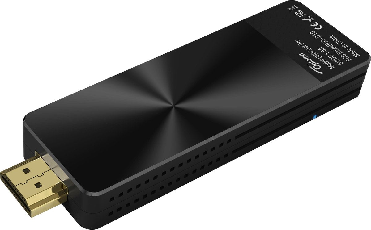 Optoma UHDCast Pro Smart TV-dongle 4K DCI HDMI Zwart
