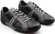 Allrounder by Mephisto DORADO lederen heren sneaker zwart  - Maat 44.5