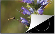 Luxe inductie beschermer Bernagie - 80x52 cm - Bernagie plant in natuur met bij  - inductiebeschermer