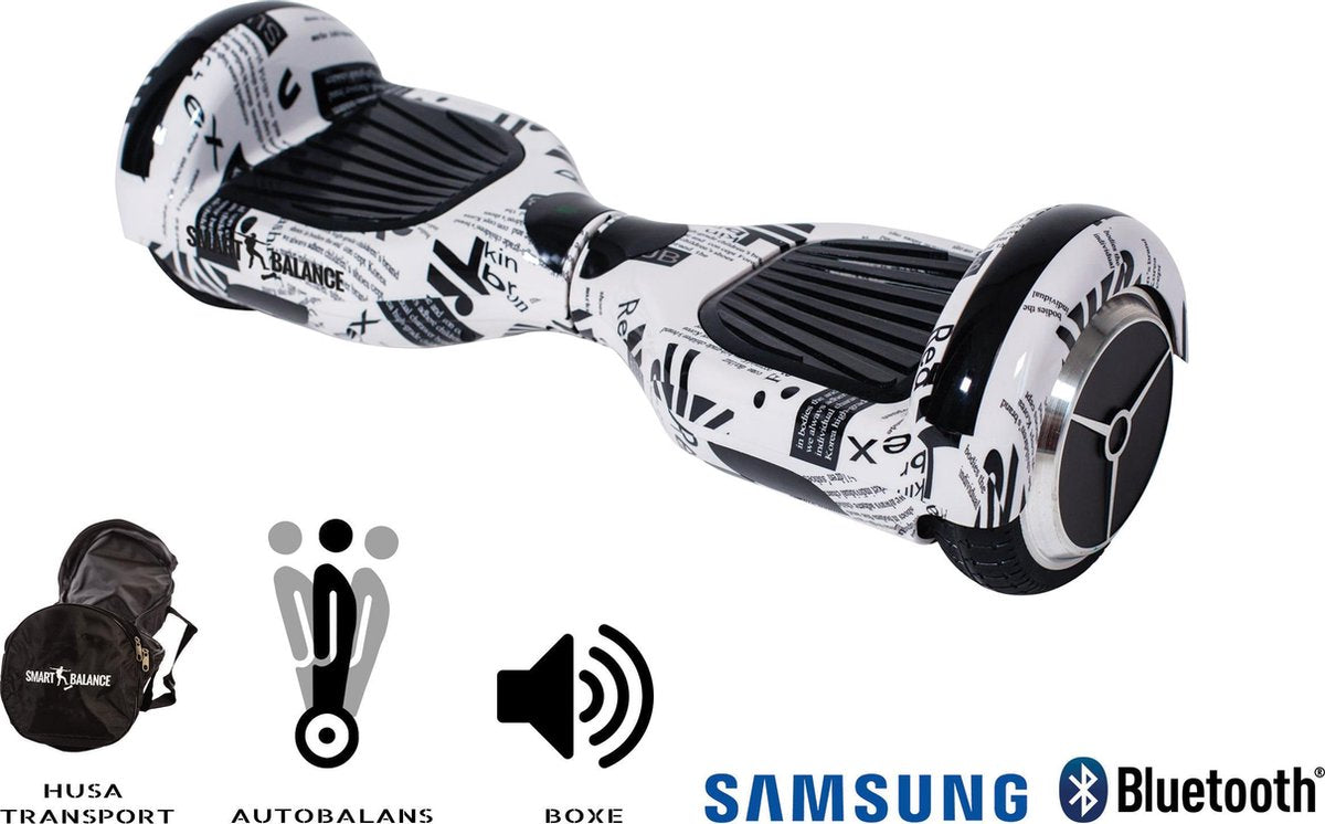 Hoverboard | 6.5 Inch Wielen | Self Balance Hoverboard | Oxboard | Bluetooth Speakers | Newspaper