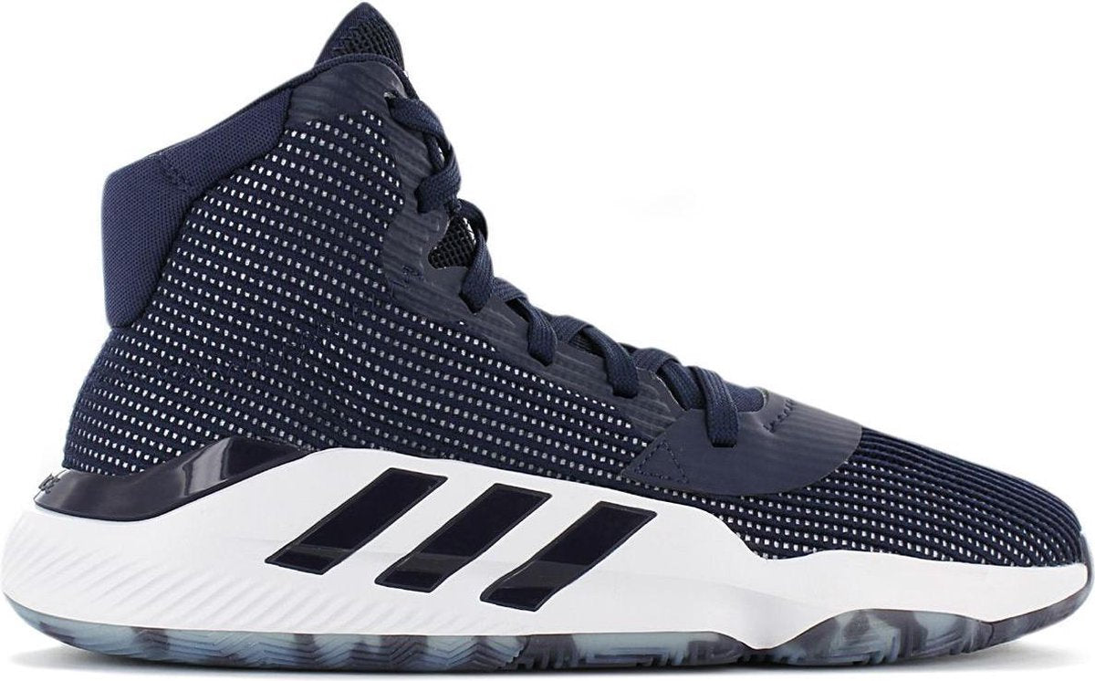 adidas PRO BOUNCE 2019 - Heren Basketbalschoenen Sneakers Sport Schoenen Navy Blauw EF9834 - Maat EU 46 UK 11