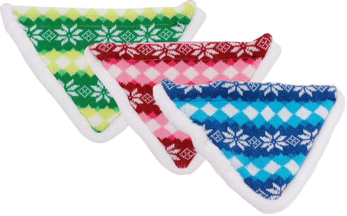 Snow World Winter Bandana Blauw