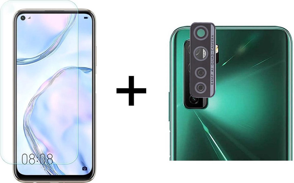 Huawei P40 Lite 5G screenprotector 1 stuk - Huawei P40 Lite 5G camera screenprotector - 1 stuk