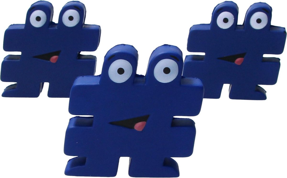 Banzaa Stressbal Hashtag Medium Density 3 stuks # Blauw