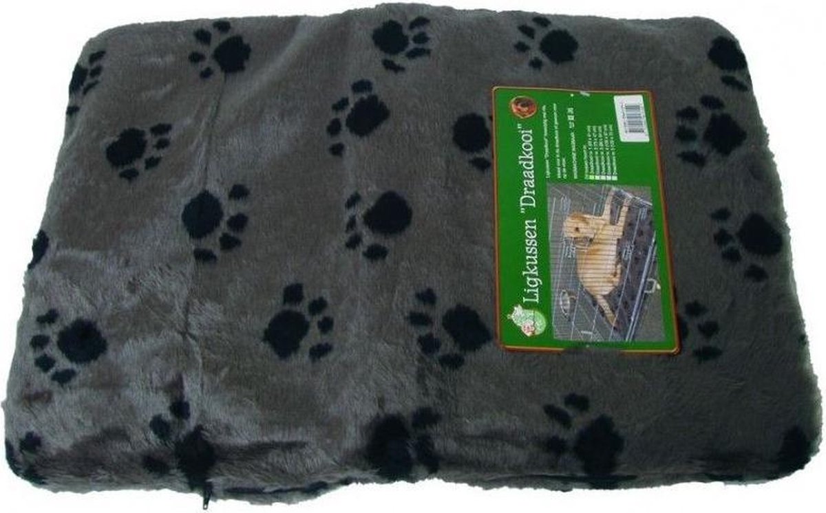 Benchmat pootafdruk grijs 75x47 cm
