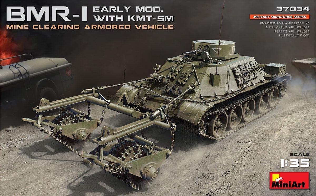 Miniart - Bmr-1 Early Mod. With Kmt-5m (Min37034)