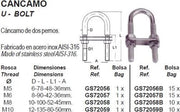 U - oogbout M5x78mm (GS72056B)