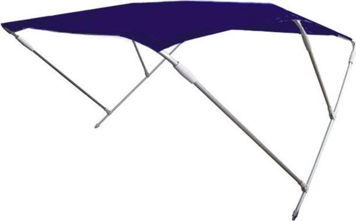 3-Boogs donkerblauwe Biminitop type Wilma (180 x 110 x 110 cm)