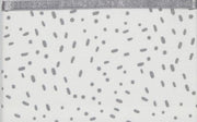 Briljant Ledikantlaken Minimal Dots Allover Grey<br /> 100 x 150 cm