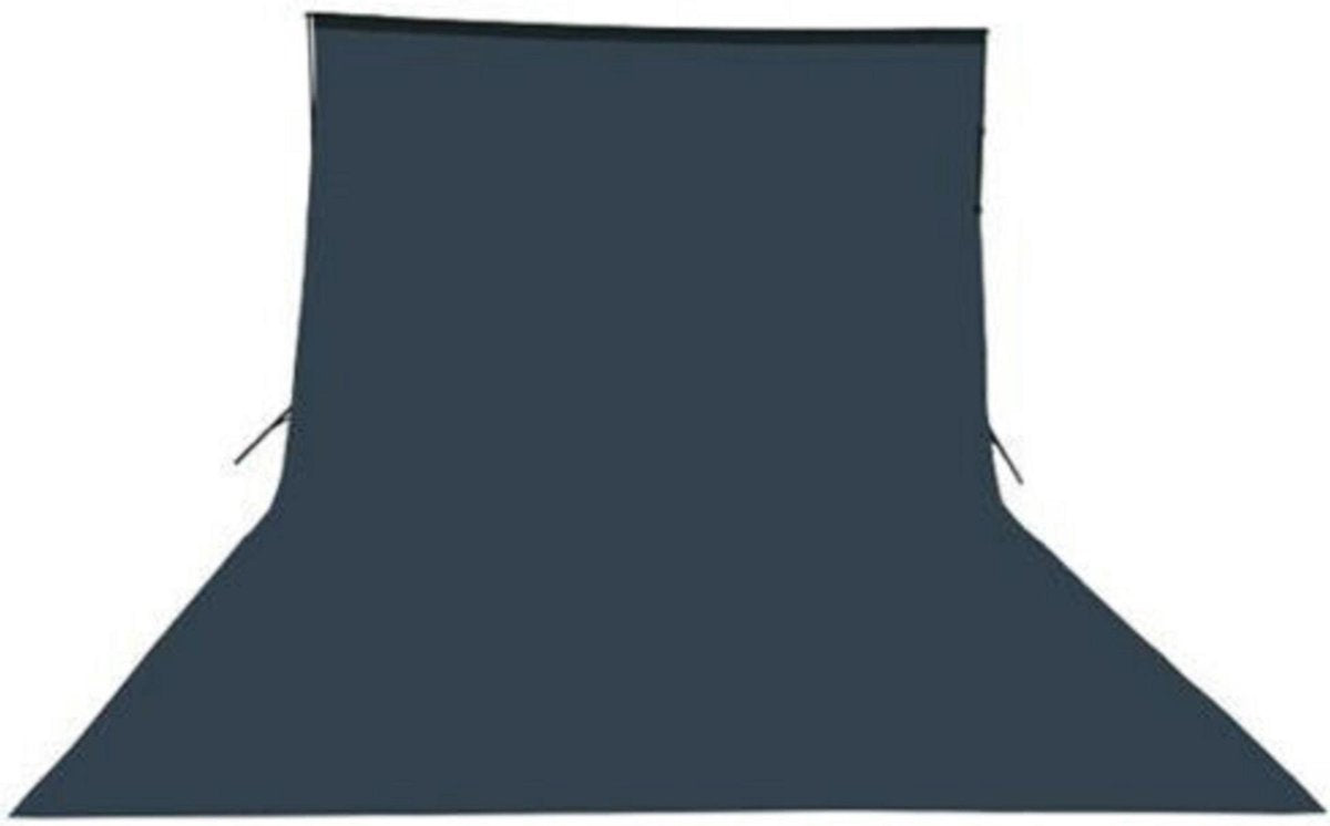 Fotostudio achtergronddoek van katoen 3 x 6 meter zwart