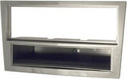1DIN frame  Opel Astra 04-10  Corsa Vivaro Zafira zilvergrij