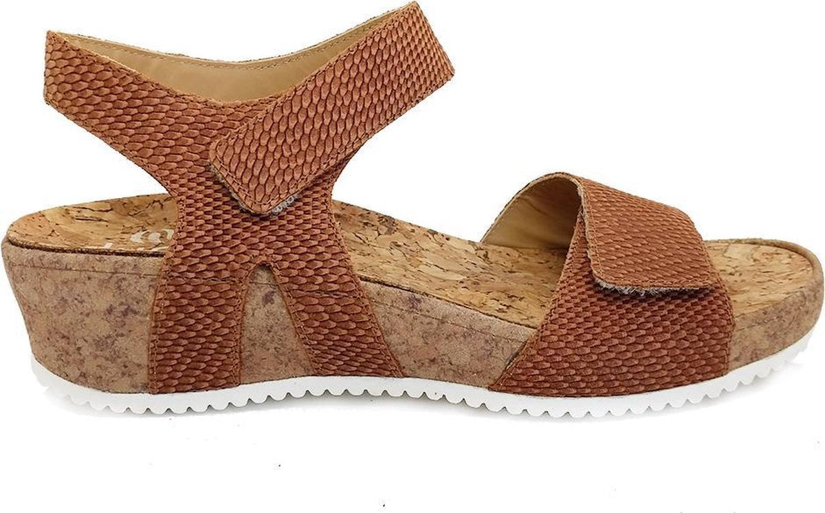 Bruine Durea Sandalen Wijdte G