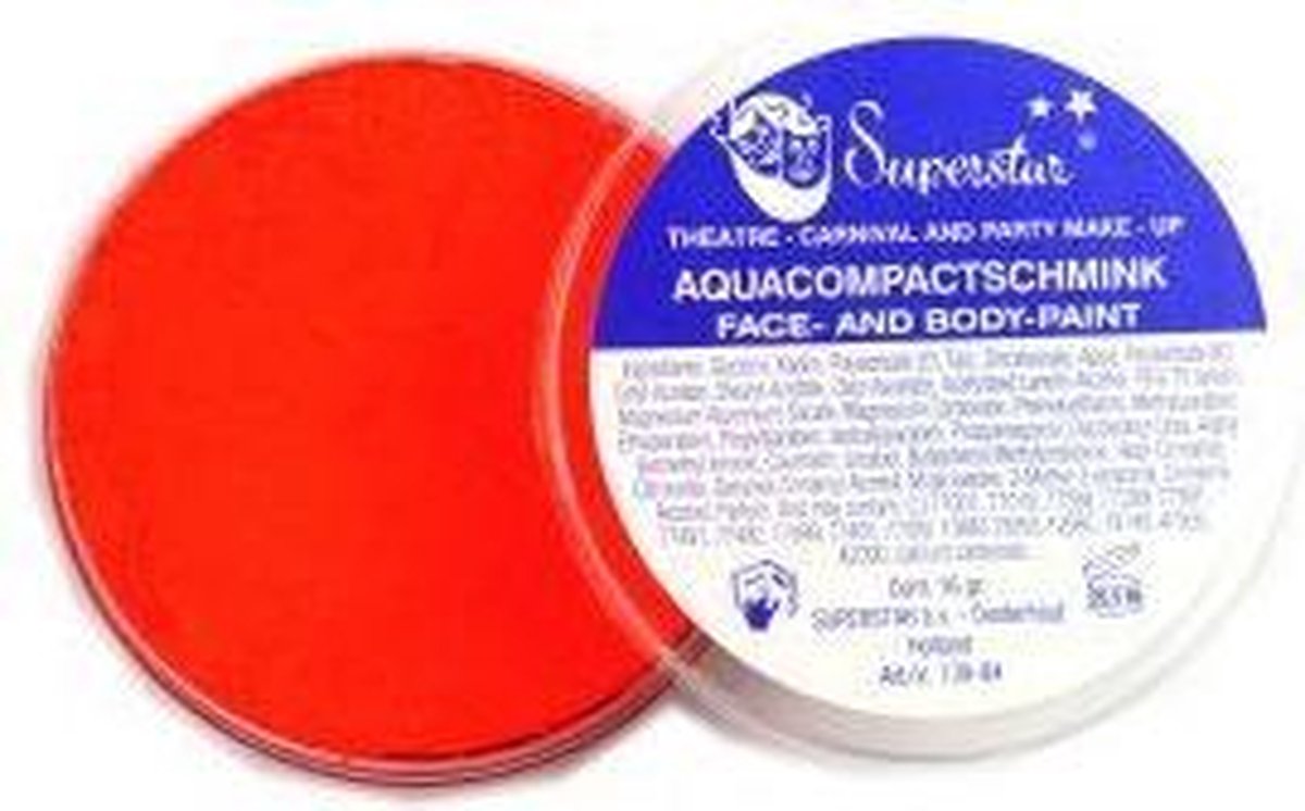 Aquaschmink donker oranje 16gr kleur 036