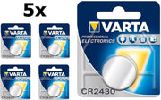 5 Stuks - Varta CR2430 280mAh 3V Professional Electronics Lithium knoopcel batterij