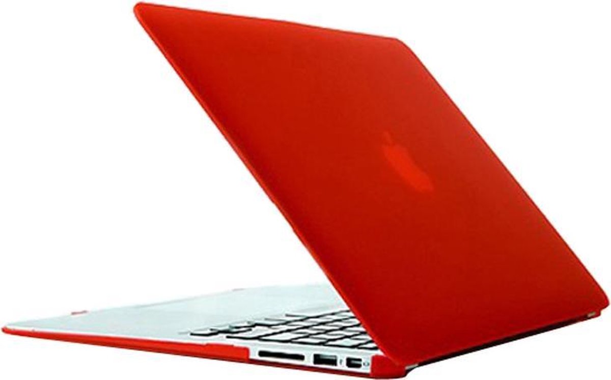 Mobigear Hard Case Frosted Rood voor Apple MacBook Air 13 inch