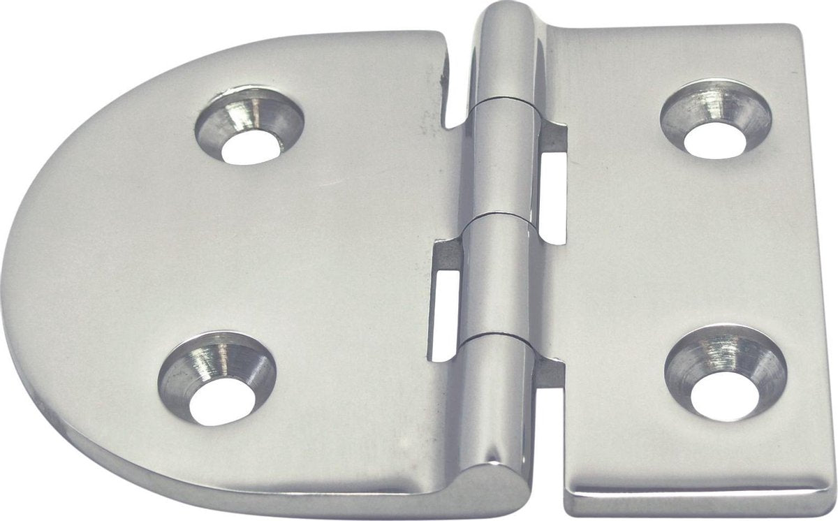 Luikscharnier - 83x65x4 - Rvs 316 - Knoop boven