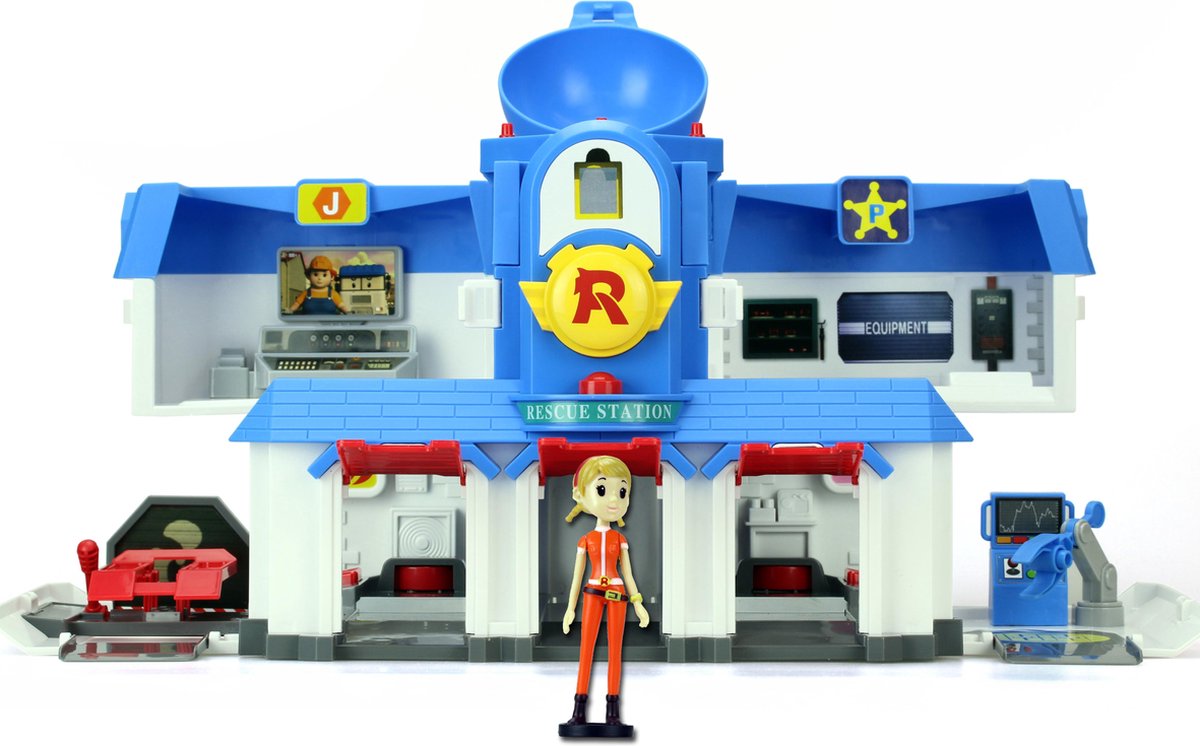 Robocar Poli Transformerend Hoofdkwartier - Speelset