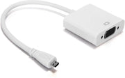 Micro HDMI Male naar VGA Female Adapter  Wit