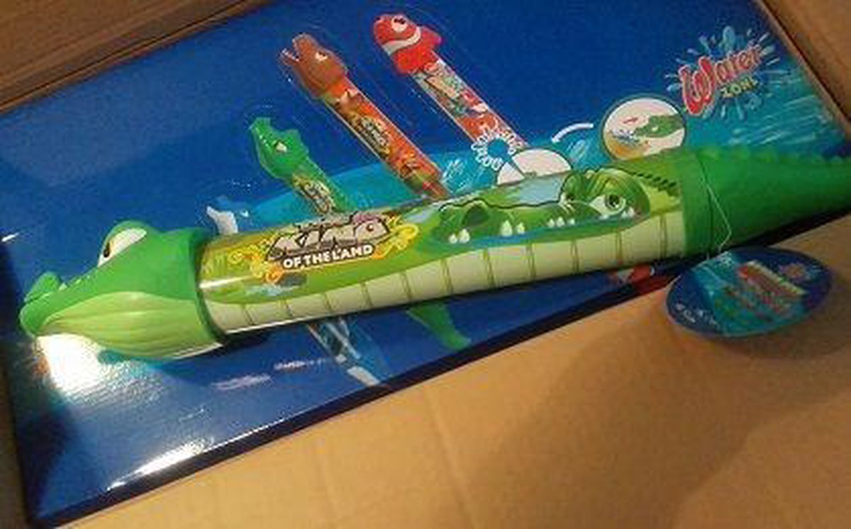 Watergun Animal in KROKODIL uitvoering