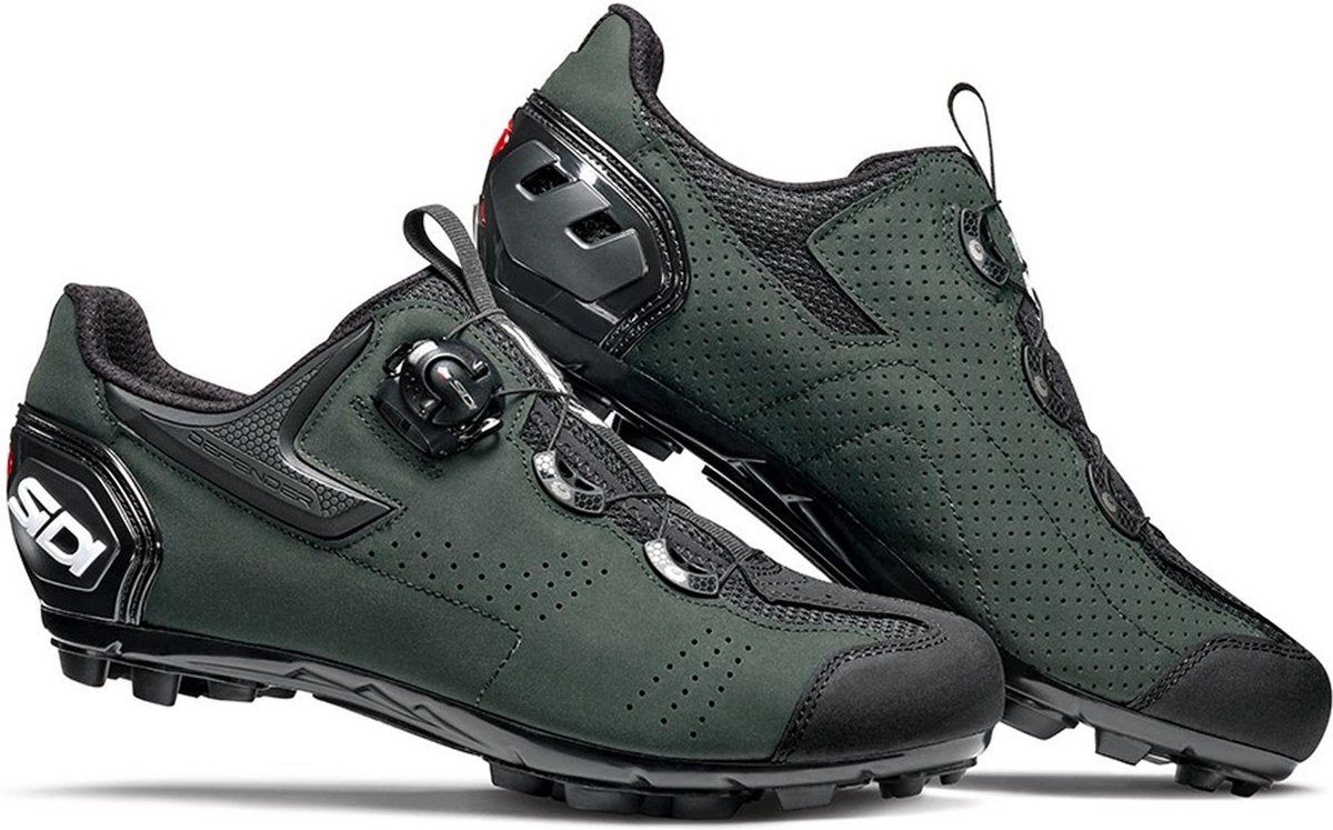SiDi Fietsschoenen - Maat 41 - Mannen - donker groen/zwart