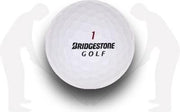 BRIDGESTONE GOEDKOPE GOLFBALLENMIX Cross / 24 stuks