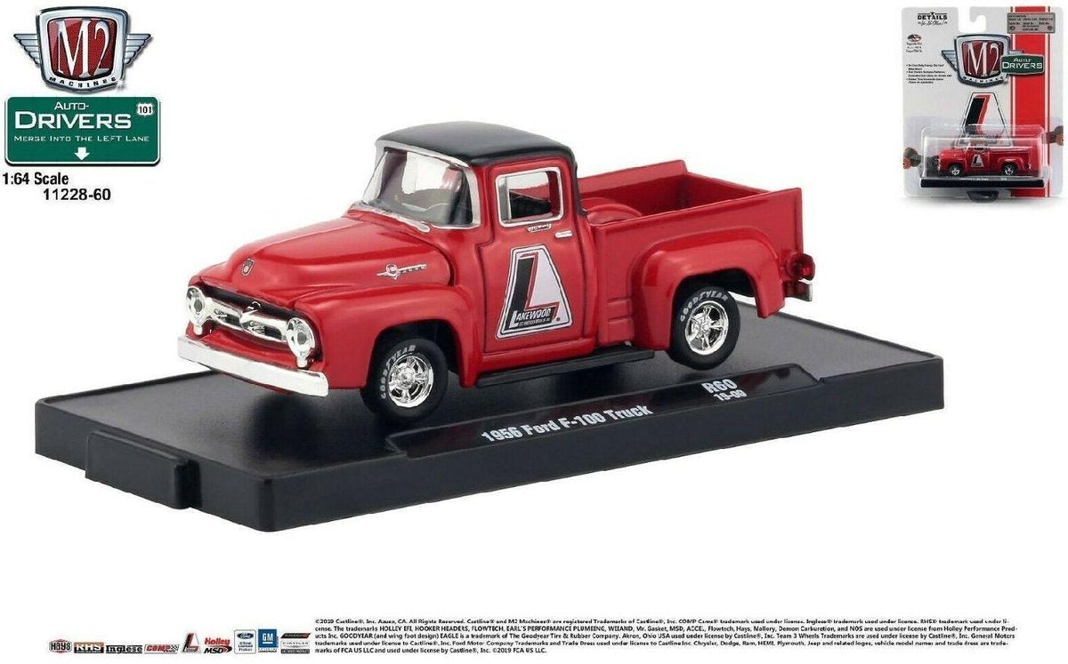Ford F-100 Truck 1956 LakeWood Red