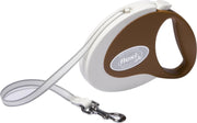 Flexi Collection - Hondenriem - Tape - Bruin/Wit - 5 m
