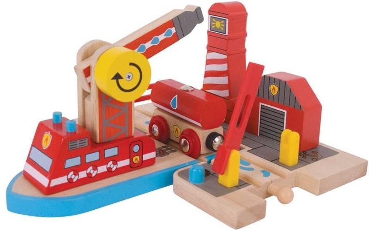 Houten Rails - Brandweerhaven
