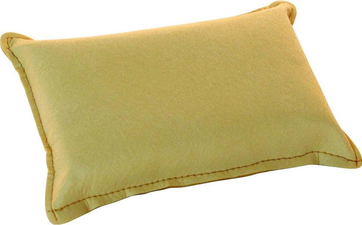 1x Huishoud/schoonmaak zeemsponzen 6 x 10 x 3 cm - Ramenlappen krasvrij en streeploos resultaat - Ramen lappen zemen - Auto accessoires zeemspons