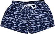 Slipstop Zwemshort Haaien Jongens Donkerblauw Maat 110