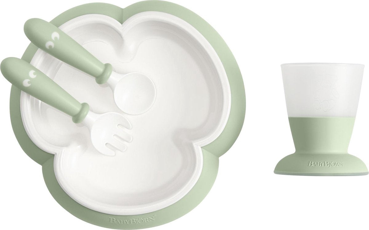 BABYBJÖRN Babyservies - Pastelgroen