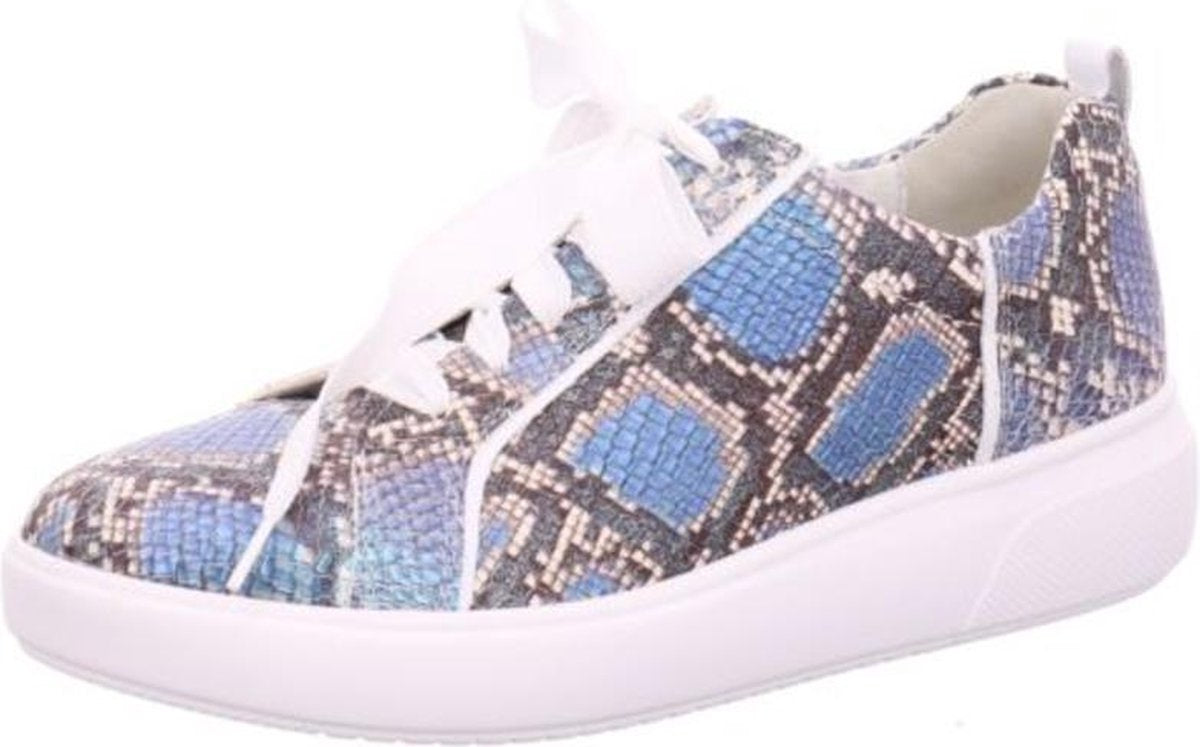 Waldlaufer 763001 H - Volwassenen Lage sneakers - Kleur: Blauw - Maat: 40