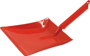 Kinder stoffer blik rood van metaal 13 x 10 cm - Kinderspeelgoed schoonmaakartikelen
