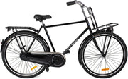Wheelerz herenfiets 28 inch zwart | inclusief voordrager | rijklaar