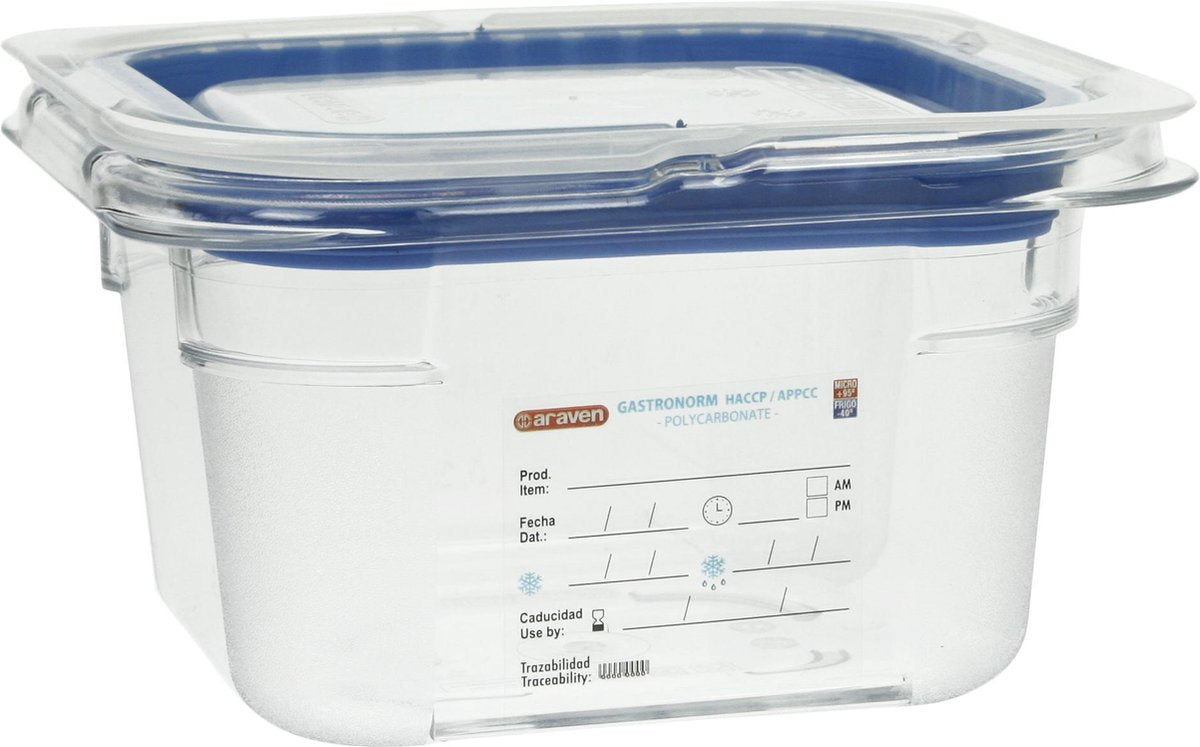 Araven Foodbox - Airtight deksel - 1L5 - Transparant