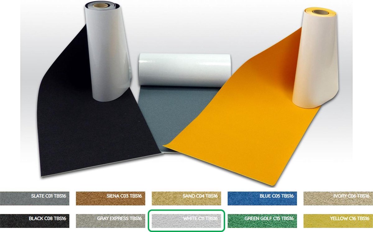 Proople TBS 16 C11 witte Anti-slip 1000 x 128 cm
