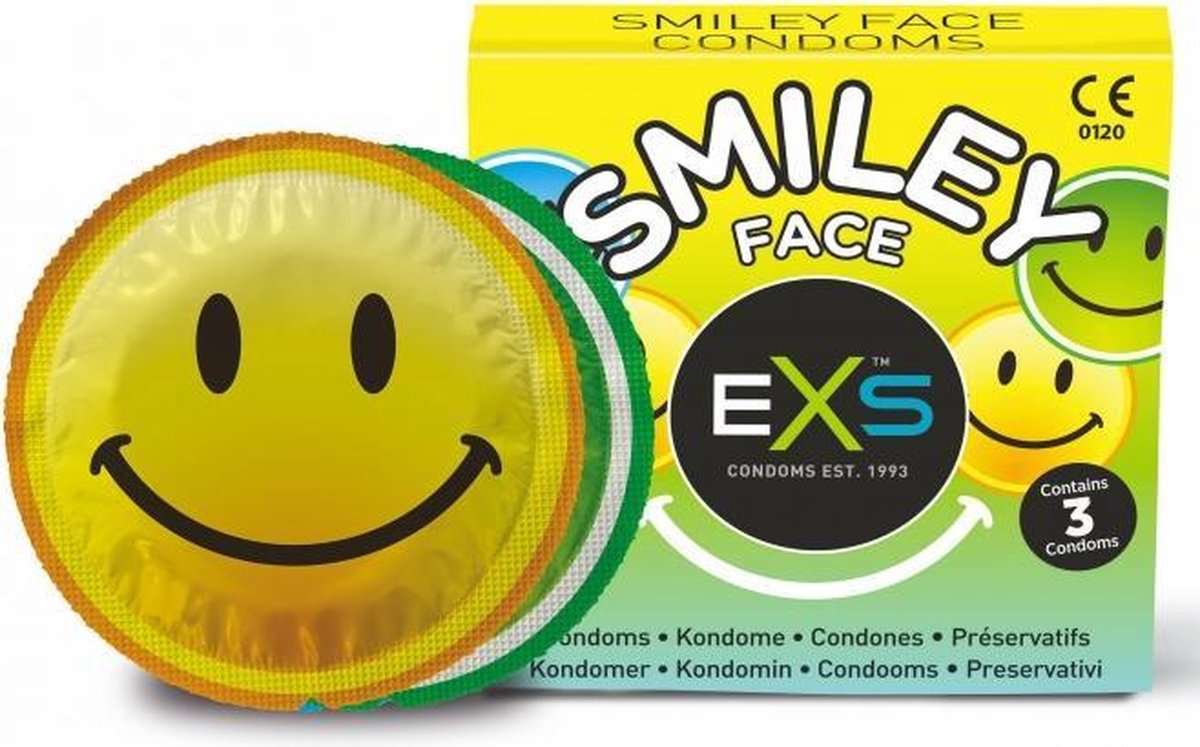 Exs Smiley Face - 3 pack