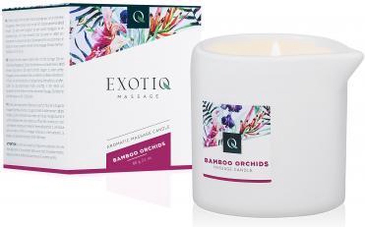 Exotiq - Exotiq Massagekaars Bamboe Orchideeën - 60g