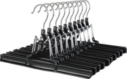 Nancy's Broekhanger set van 10 - Kledinghangers - Broek Hangers - Zwart
