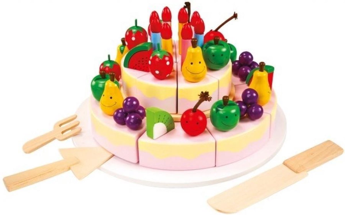 Base Toys Houten Verjaardagstaart