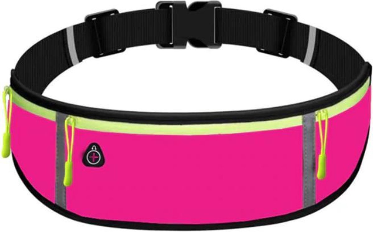 Sport Heupband - Hardloopband Telefoon - Sportband - Hardloop Riem - Heuptas - Unisex/Onesize - Running belt - Roze