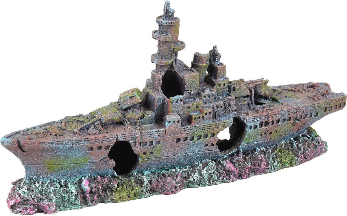 Aquarium Ropa scheepswrak - Willekeurig - 23 x 4 x 11 cm