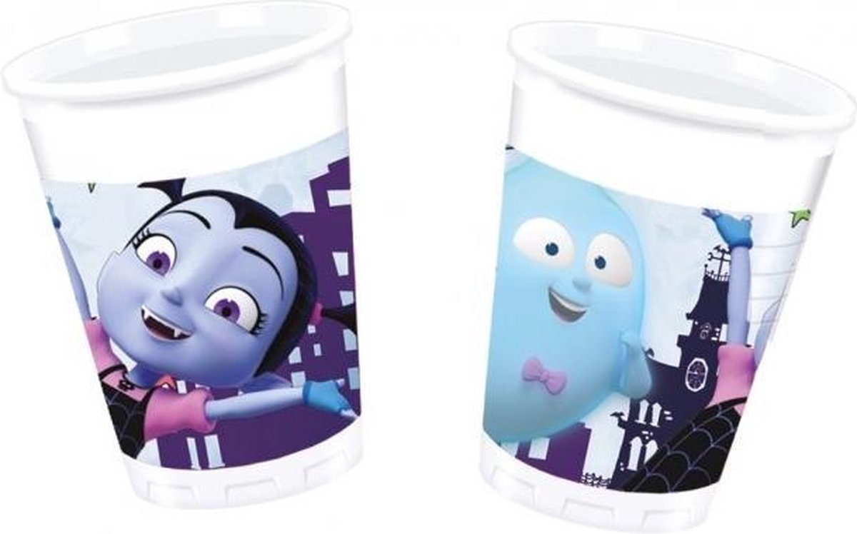 Feestbekers Vampirina Multicolor 266 ml 8 Stuks