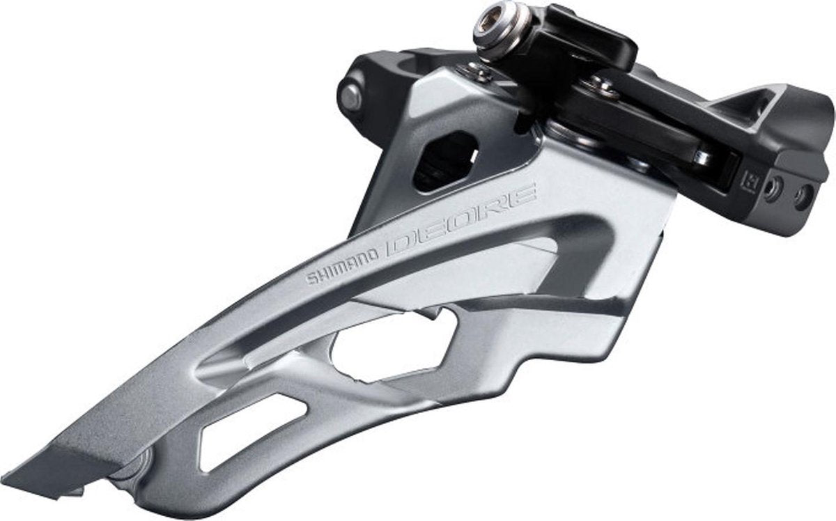 Voorderailleur Shimano Deore FC-M6000 3x10 speed - side swing - middelhoge klem - 40-42T - zwart
