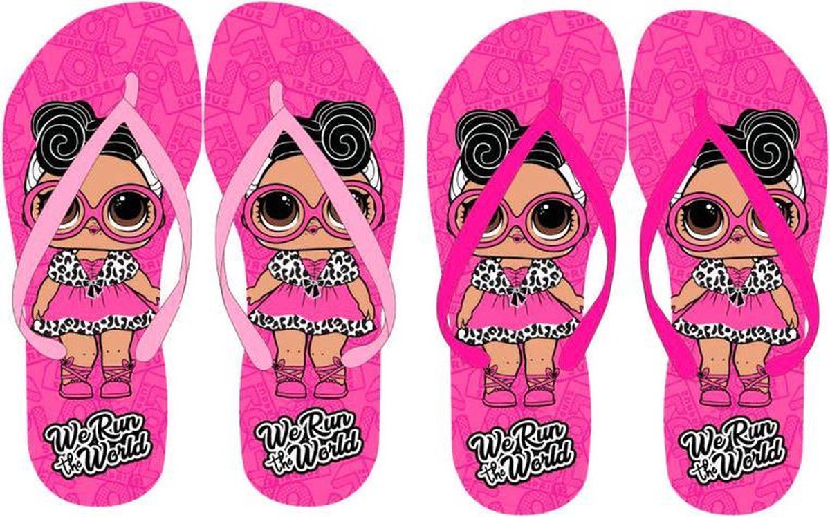 Roze teenslippers van LOL Surprise! maat 30/31